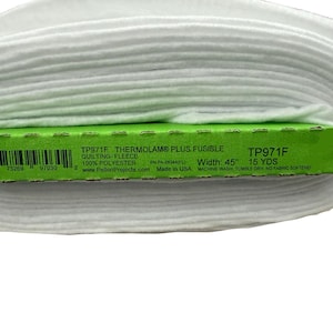 Fusible Thermolam Plus 45" Whte TP971F Pellon Sold in 1/2 yard increments