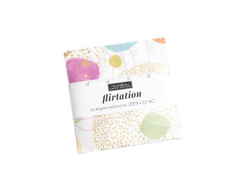 Flirtation Mini Charm Pack 2.5" 1830mc  Moda Precuts by Zen Chic