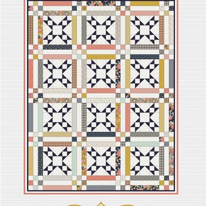 Golden Quilt pattern by Gigi's Thimble GT 738 , Instructions for Five Sizes