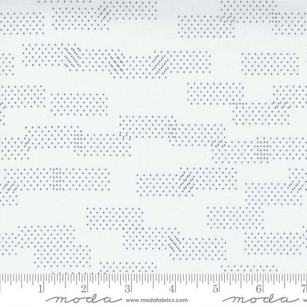 Modern Background More Washi White Yardage 1765-13 by Zen Chic for Moda Fabrics