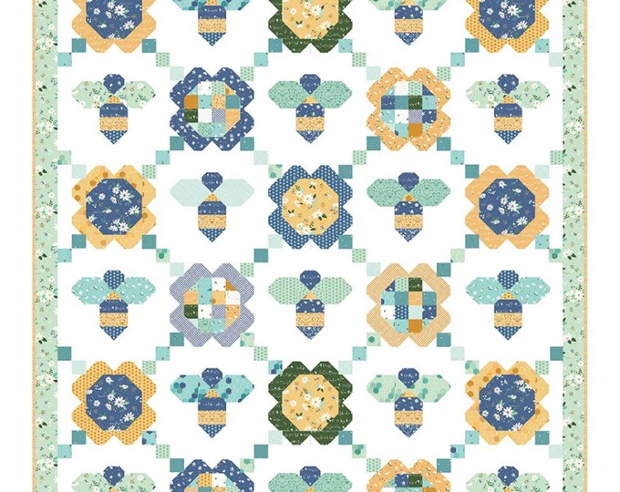 Daisy a Day Quilt Pattern by Beverly Mccullough, Flamingo Toes Designs ...