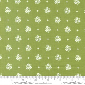 End of Bolt 19 inches -Bountiful Blooms Posies Fern Yardage 37663-19 by Sherri and Chelsi EOB 3388