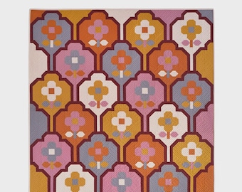 Wallflower Quilt Pattern PPP25 from Pen & Paper Patterns By Lindsey Neill