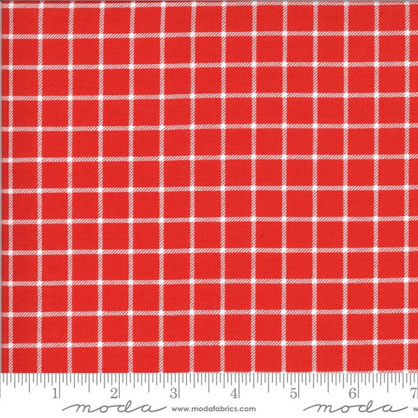 On the Farm Country Checker Red 20707-16 by Stacy Iest Hsu for Moda Fabrics