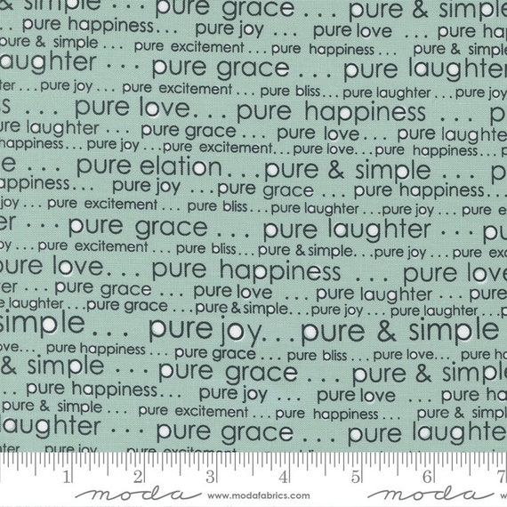 Vintage: Pure And Simple in Aqua Vintage: Pure And Simple in Aqua