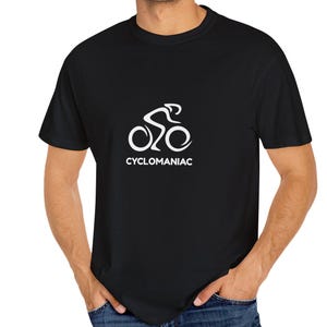 Funny Cyclomaniac  T-shirt, Graphic Tee for Cycling Lovers - Gift for Cyclists, Bicycle Enthusiasts, Cycling Fans, Riding, Gift for kids