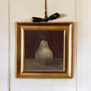 Stampe d'arte antica con natura morta di pere, decorazioni murali moderne in stile fattoria, stampe da parete in stile fattoria francese, stampa e spedizione