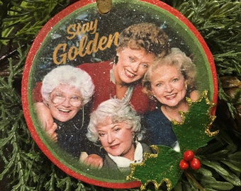 golden girl ornaments