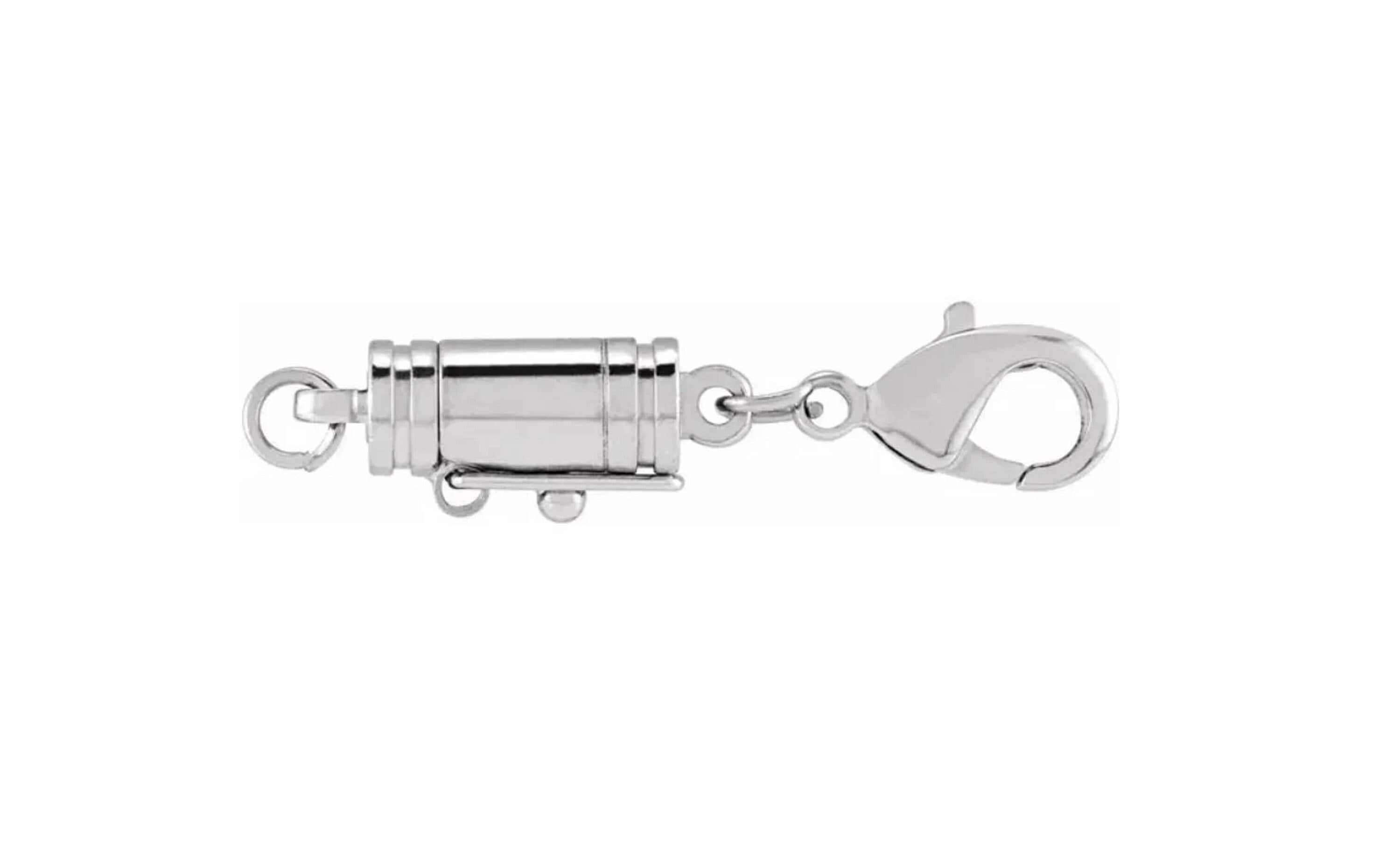 1 Piece Magnetic Clasps for Bracelet Making 8mmx3mm Inner Mechanism Lock  for 8mm Flat Band Bracelet Closure