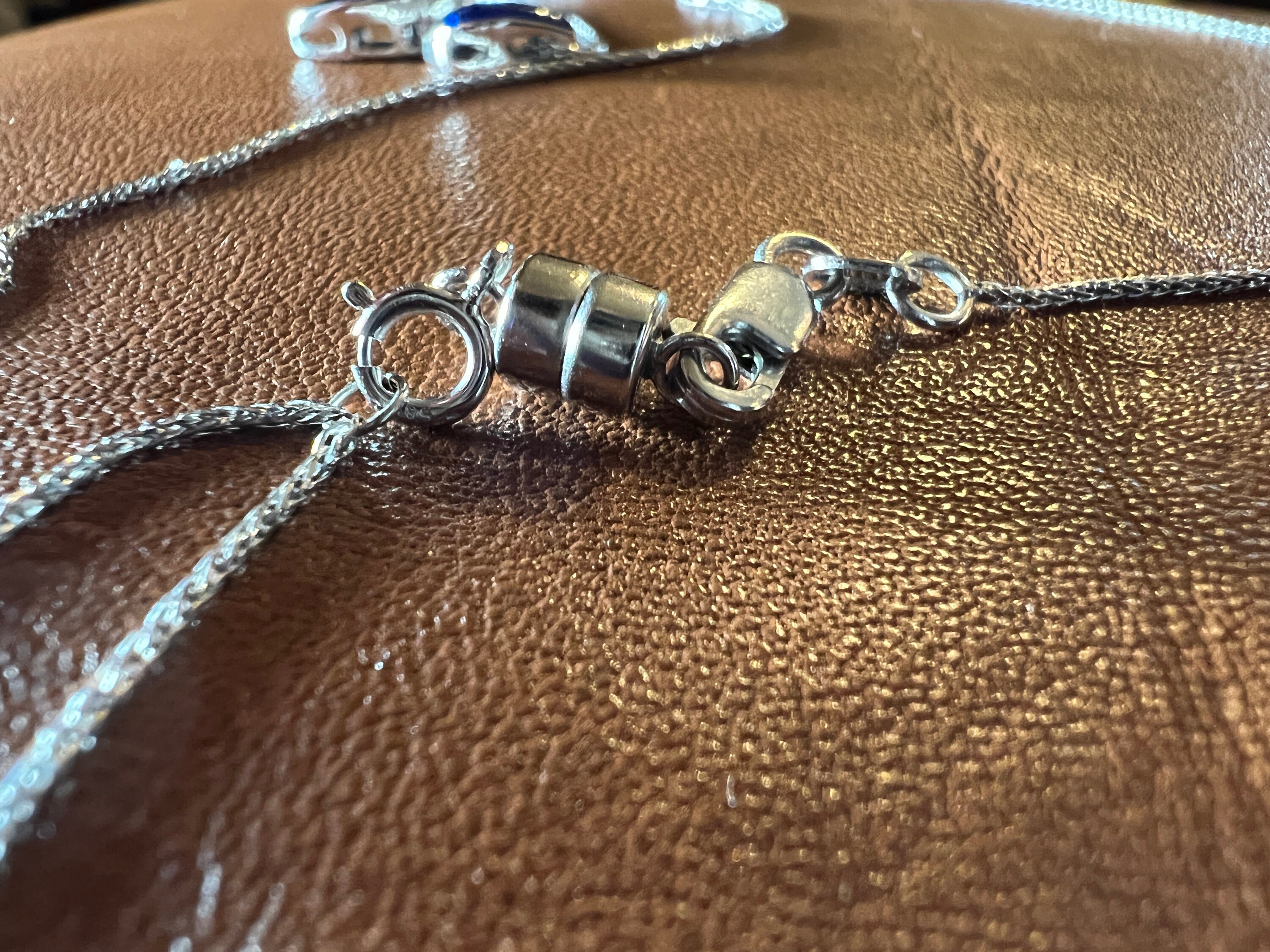 14K Solid Gold Clasp With a Small 4x4.5mm Super Necklace Finding for Arthritic