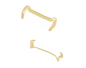Large Ring Guard, DYI Ring Sizer, 14k White or Yellow Gold-Filled, Ring Size Adjuster, 21mmx2mm.