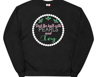 alpha kappa alpha ugly christmas sweater