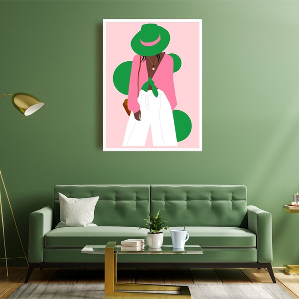 Pink and Green Etsy