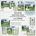 Golfer's Funeral Program Template, Obituary Order of Service Template, Printable Memorial ...