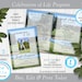 Golf Course Pond Memorial Service Template, Obituary/order of Service Template, Printable ...