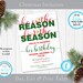He is the Reason Christmas Party Invitation Holiday - Etsy