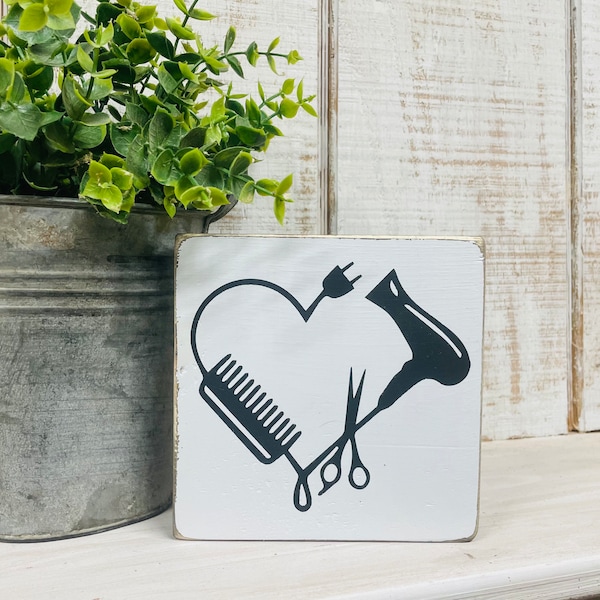 Funny stylist sign, hair dresser salon decor, farmhouse sign decor