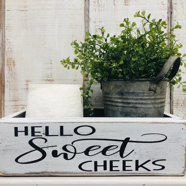 Bathroom Decor Box Etsy