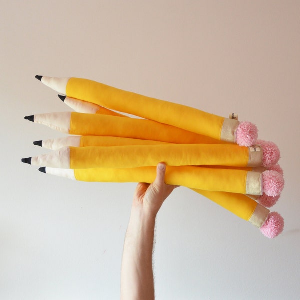 Awesome giant pencil pillow. Pencil plush  kids room decoration .