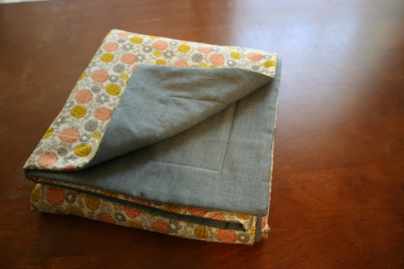 Items similar to Baby Quilt- Bedding Blanket- Yellow, Pink and Gray on Etsy