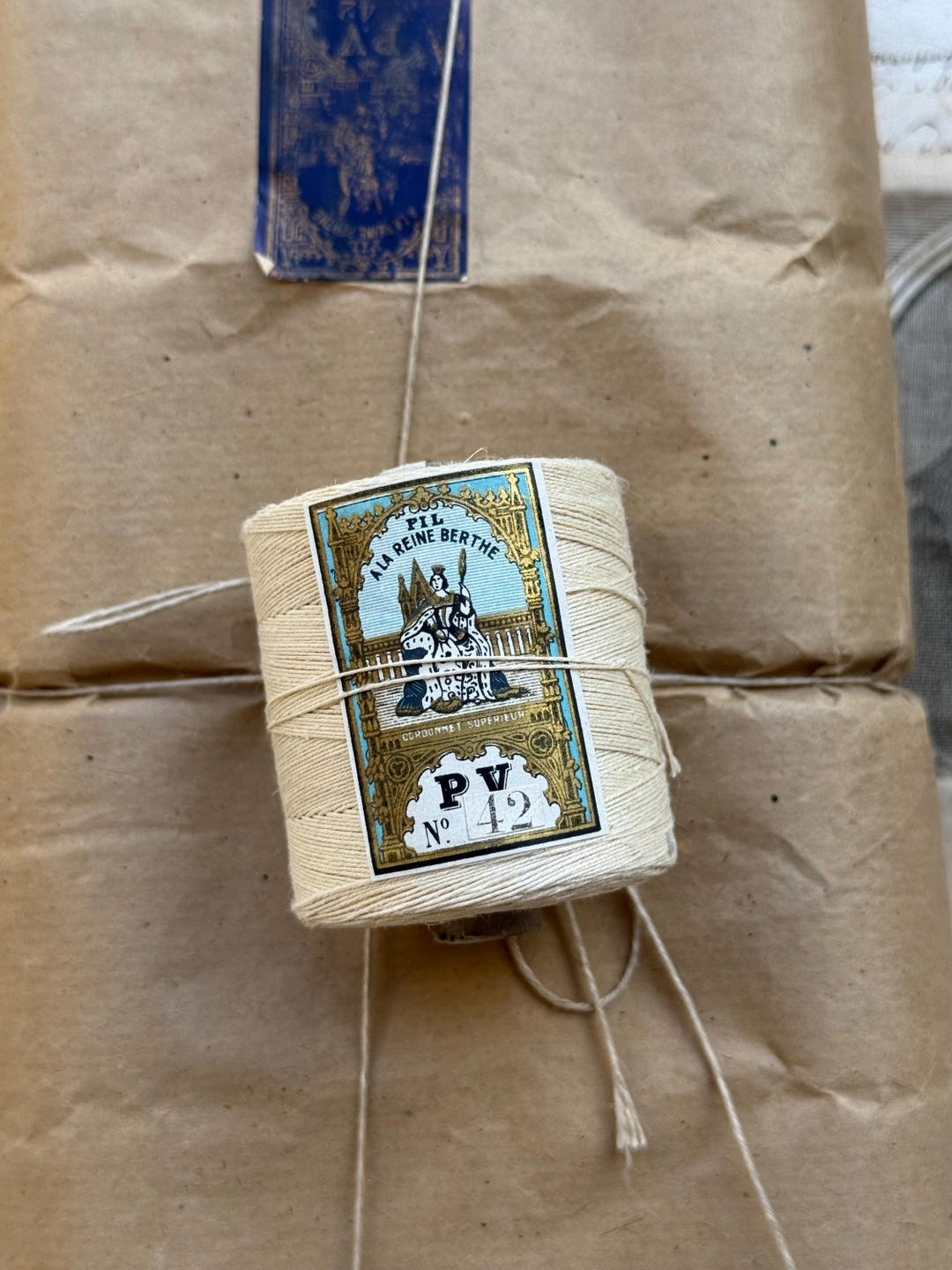 Antique Spool French Thread ~ Original Label, Circa 1920s - Etsy