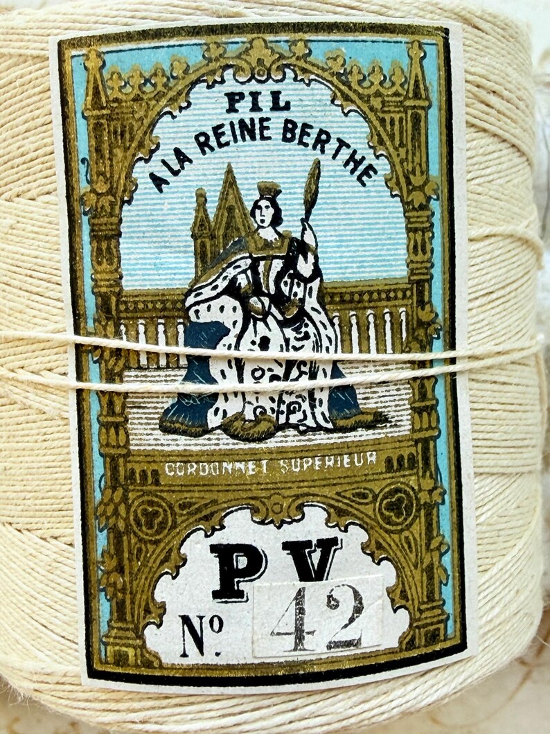 Antique Spool French Thread ~ Original Label, Circa 1920s - Etsy