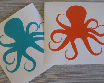 Octopus Car Decal  - Car Decal Octopus - Octopus Monogram Decal - Octopus Decal - Car Decal - Octopus Monogram - Monogram - Octopus - Decal