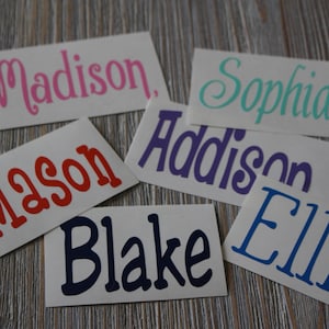 Name Decal - Personalized Name Decal - Monogram Decal - Custom Name Decal - Name Car Decal - Monogram Car Decal - Personalized Decal - Name