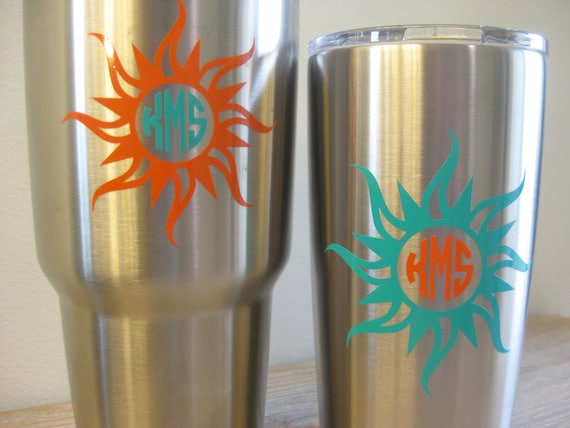 Yeti Monogram Decal - Yeti Decal - Monogram Decal Yeti - Monogram Decal - Yeti Rambler Decal - Yeti Tumbler Decal - Yeti Monogram - Yeti