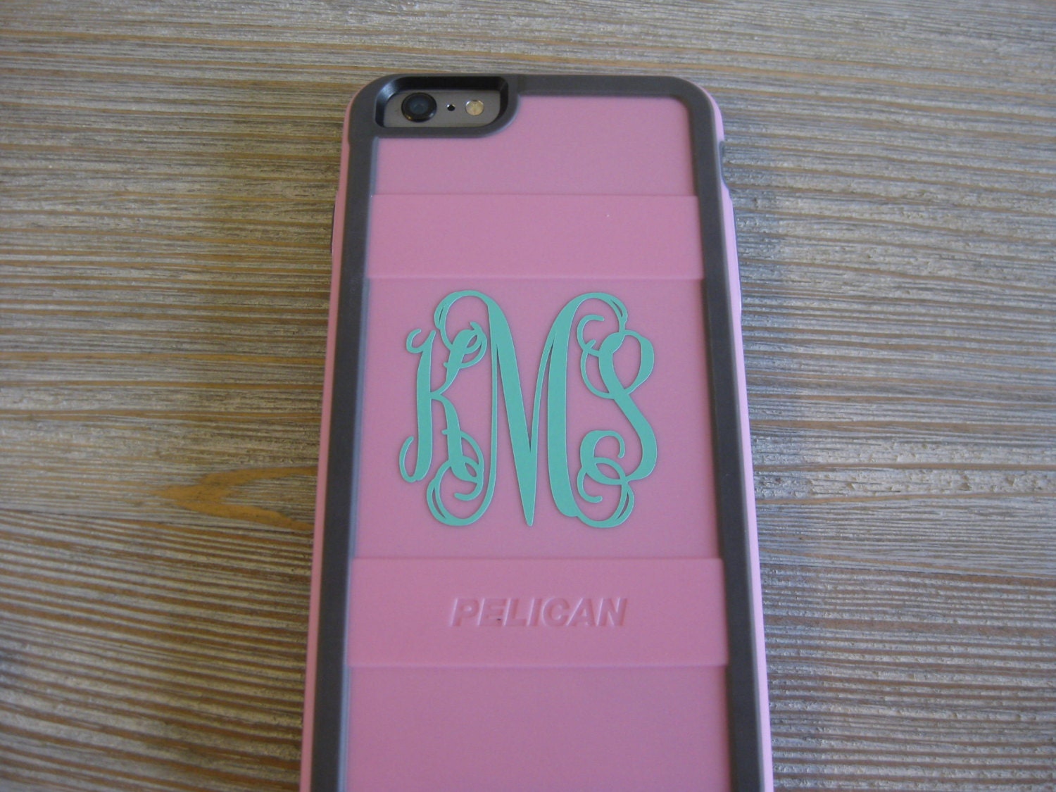 Phone Case Monogram Decal Monogram Decal Phone Case Phone | Etsy