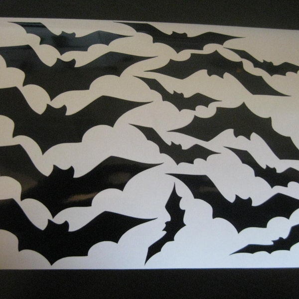 Bat Decals - Sheet of Bats - Halloween Decals - Decal Halloween - Decal Bats - Bats Decals - Bat Stickers - Stickers - Decals - Bats