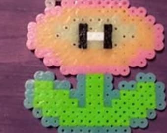 Mario Glow-In-The-Dark Fire Flower Keychain