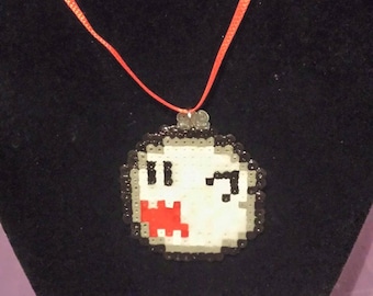 Mario Classic Boo Ghost Necklace