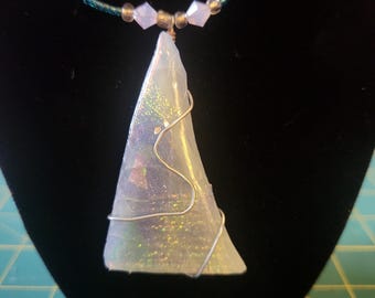 Dichroic Bubbles Necklace