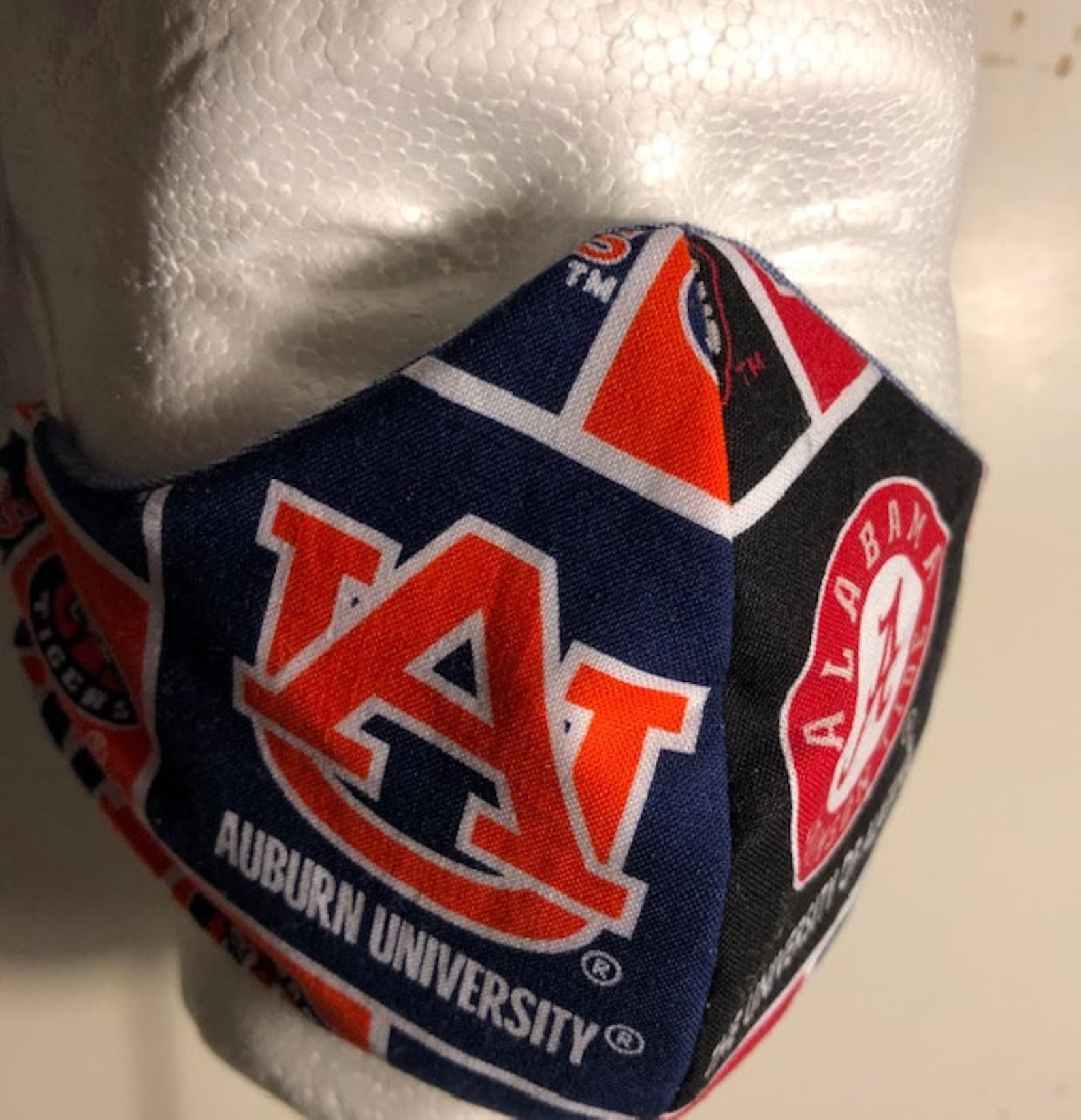 NCAA Washable Adjustable Face Mask Etsy