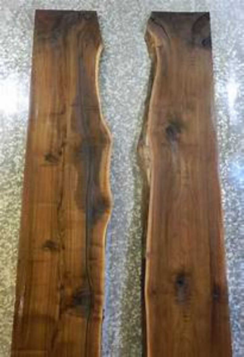 36 Raw Live Edge Walnut Piece For Mirror Table Top And Many Purposes