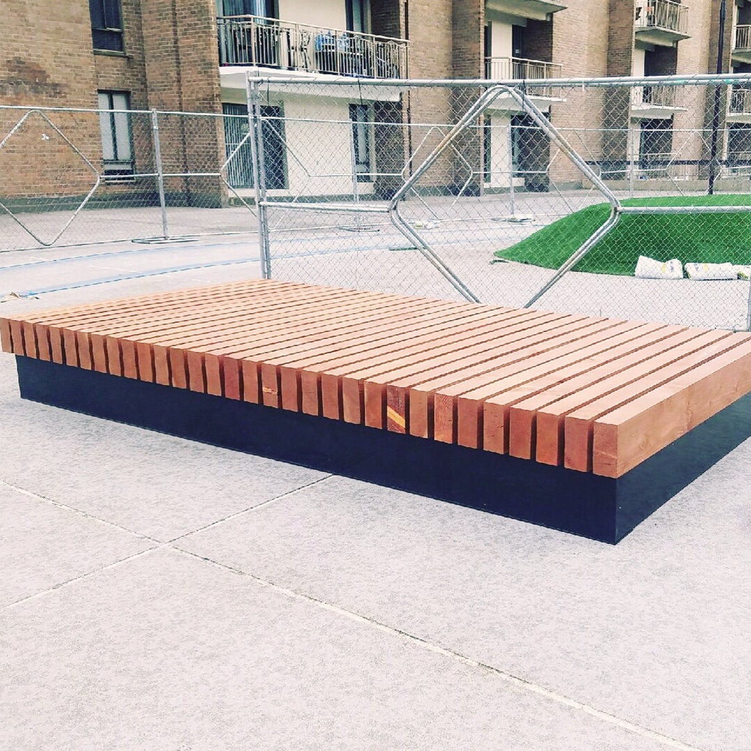 Platform bench on sale