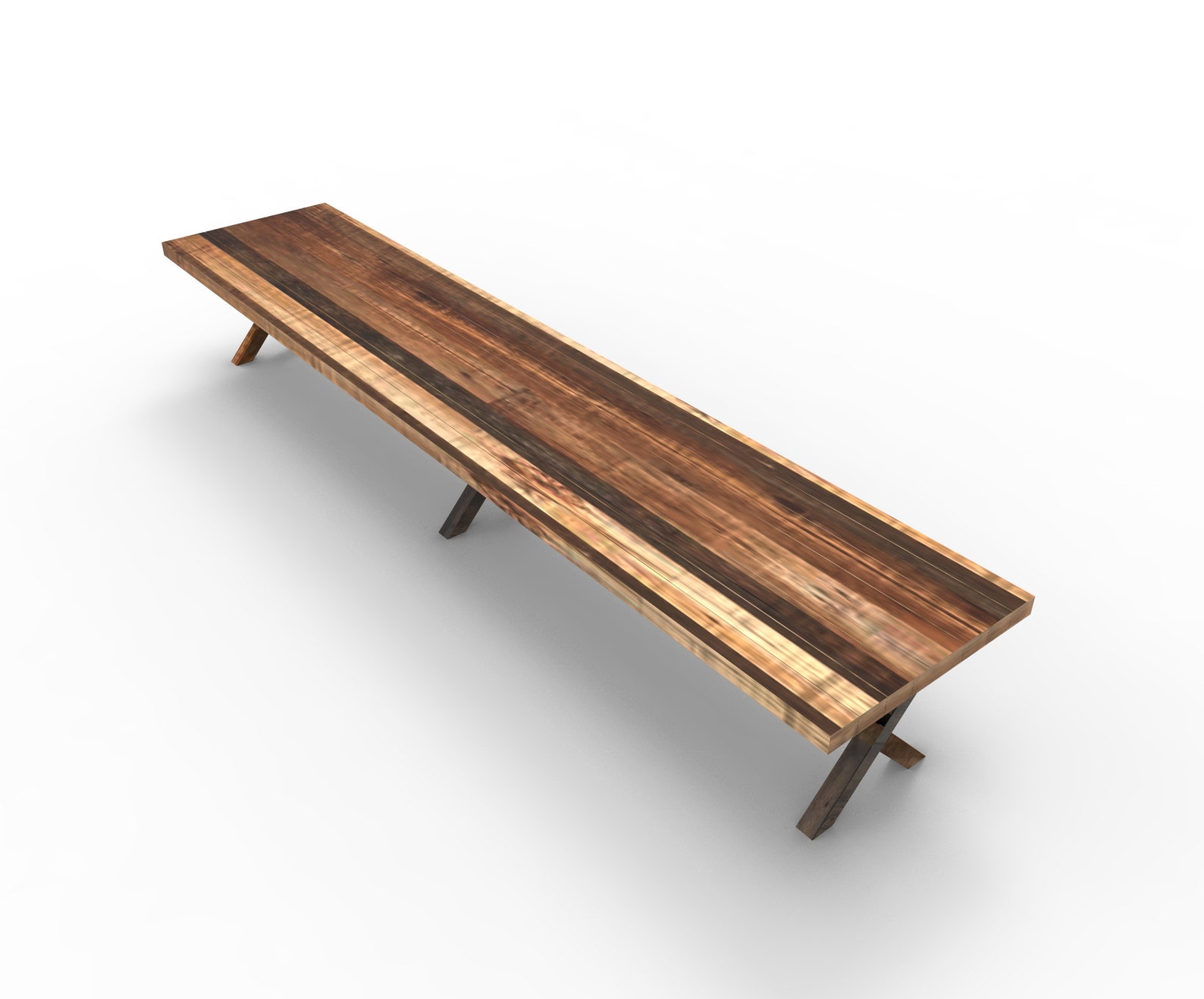 Indoor and Outdoor Solid Wooden Long Table Etsy