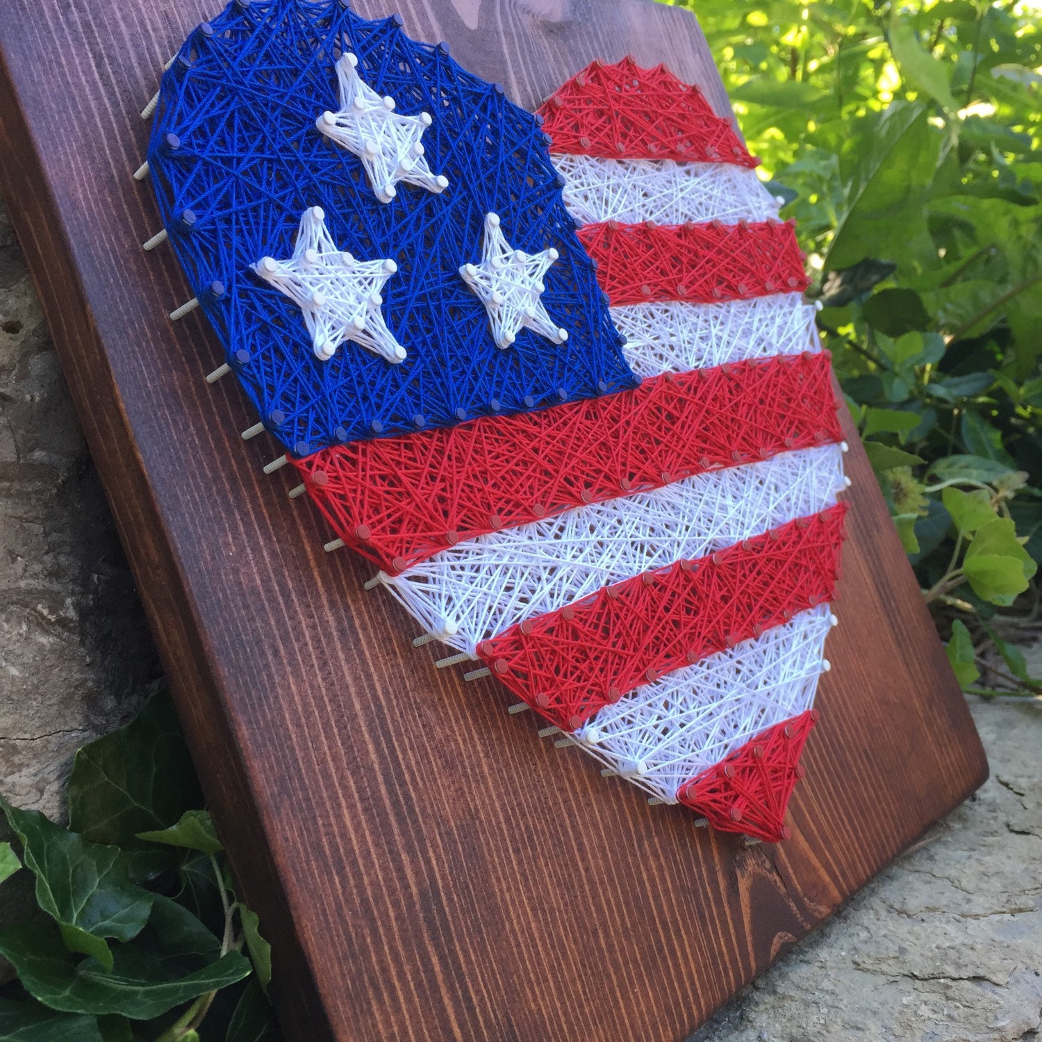 Flag String Art Stars & Stripes String Art American String Etsy