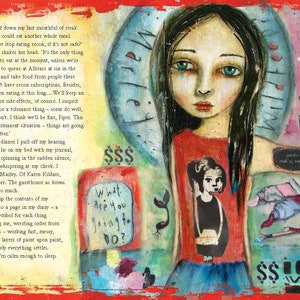 Future Girl illustrated art journal YA novel for age 12 to adult, Deaf Auslan content. image 6