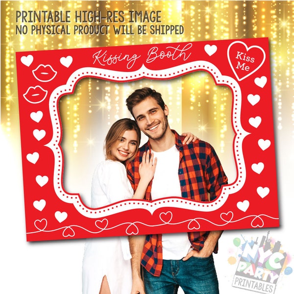 Valentines Photo Booth Frame-Valentine's Day Photo Booth Frame, Valentine's Day  - Valentines Day Photo Prop Frame