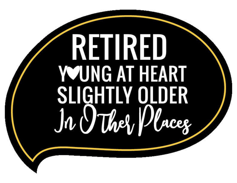 Retirement Party Photo Booth Props INSTANT DOWNLOAD Etsy