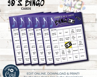 Bingo Games, Editable Bingo Games,Editable Games, Musical Bingo Games, Bingo Games, Custom Bingo Games,Shower Games, Edit with CORJL Online