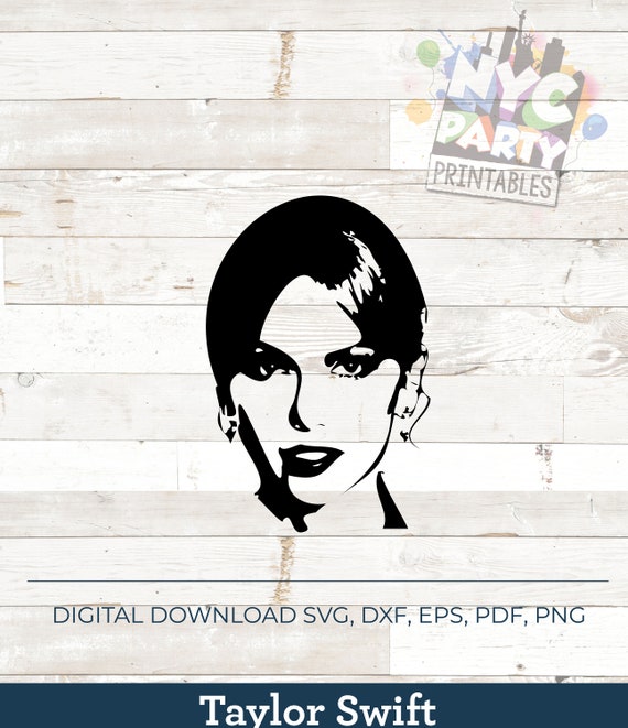 Taylor Swift, Taylor Swift Swifties, Tay Tay, T-Swizzle, Taylor Swift svg, silhouette, Pop singer. Swifty svg, png, pdf, eps, dxf Il_570xn