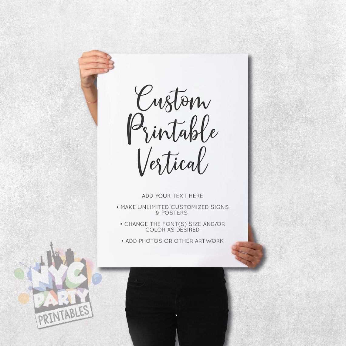 Sample Event Sign Editable Event Sign Template: Party, Wedding, Graduation (digital ...