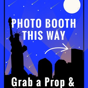 NYC Party, New York Party, New York Party Photo Booth Props - New