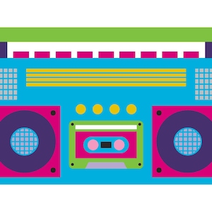 80's Party Printable Photo Booth Props, 80s Photo Booth Props, NSTANT ...