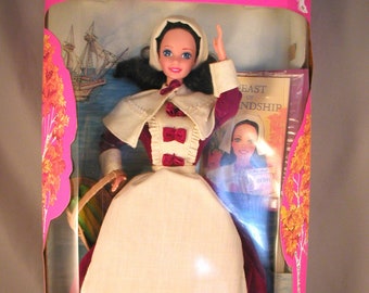 Vintage 1994 Pilgrim Barbie  - Special Edition - Mattel 12577  (1994) - NRFB - Barbie Doll