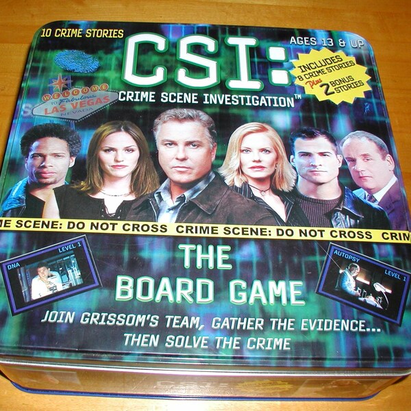 CSI The Board Game - Complete in Tin Case
