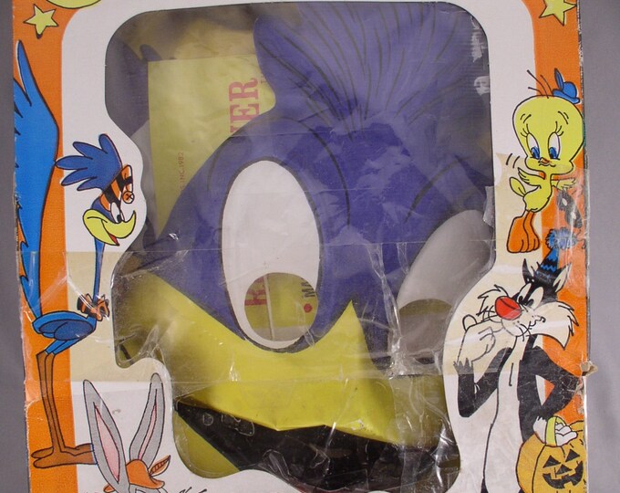 Vintage ROAD RUNNER Halloween Costume Still in Box Ben Cooper 1982 Beep
